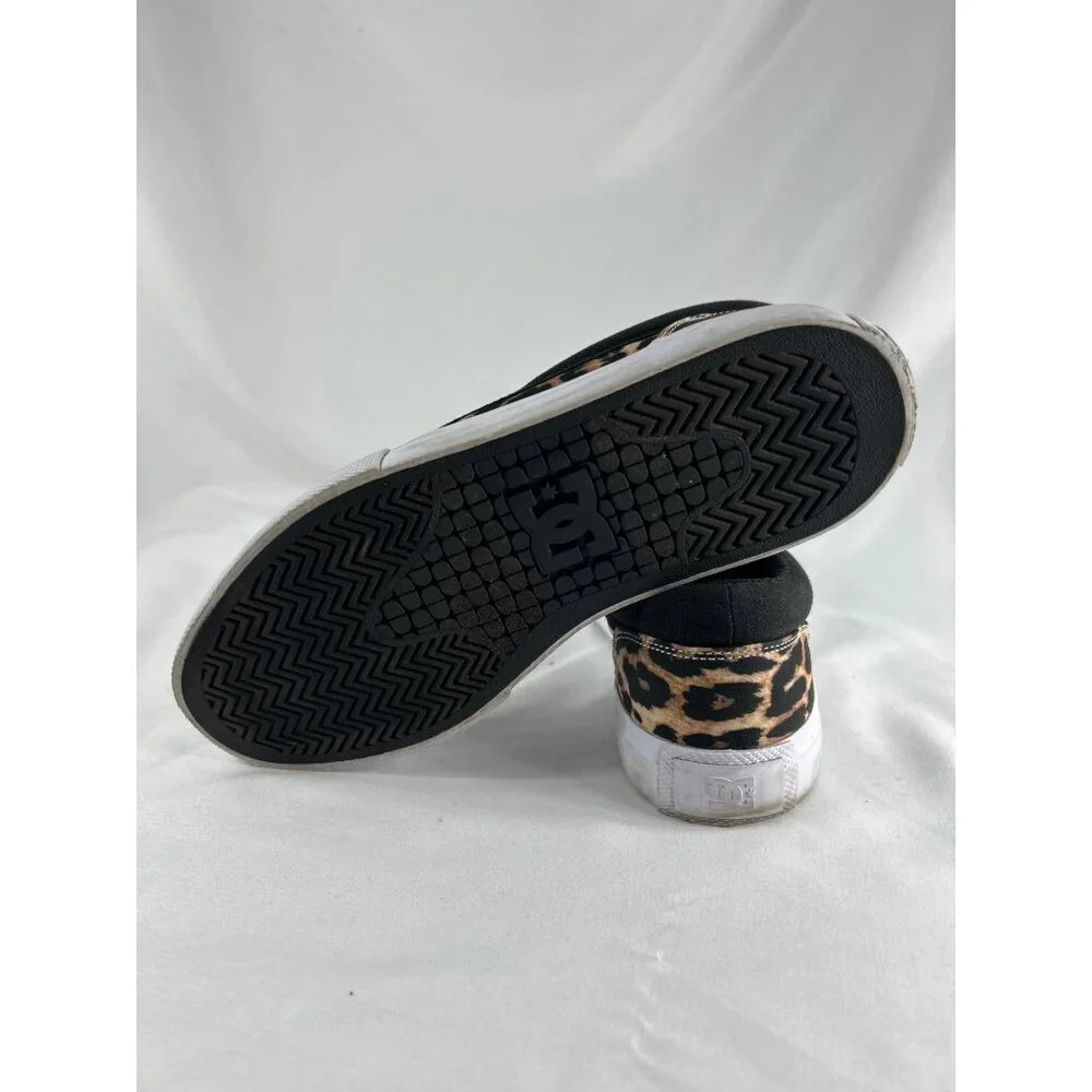 DC Leopard Print Slip-On Shoes